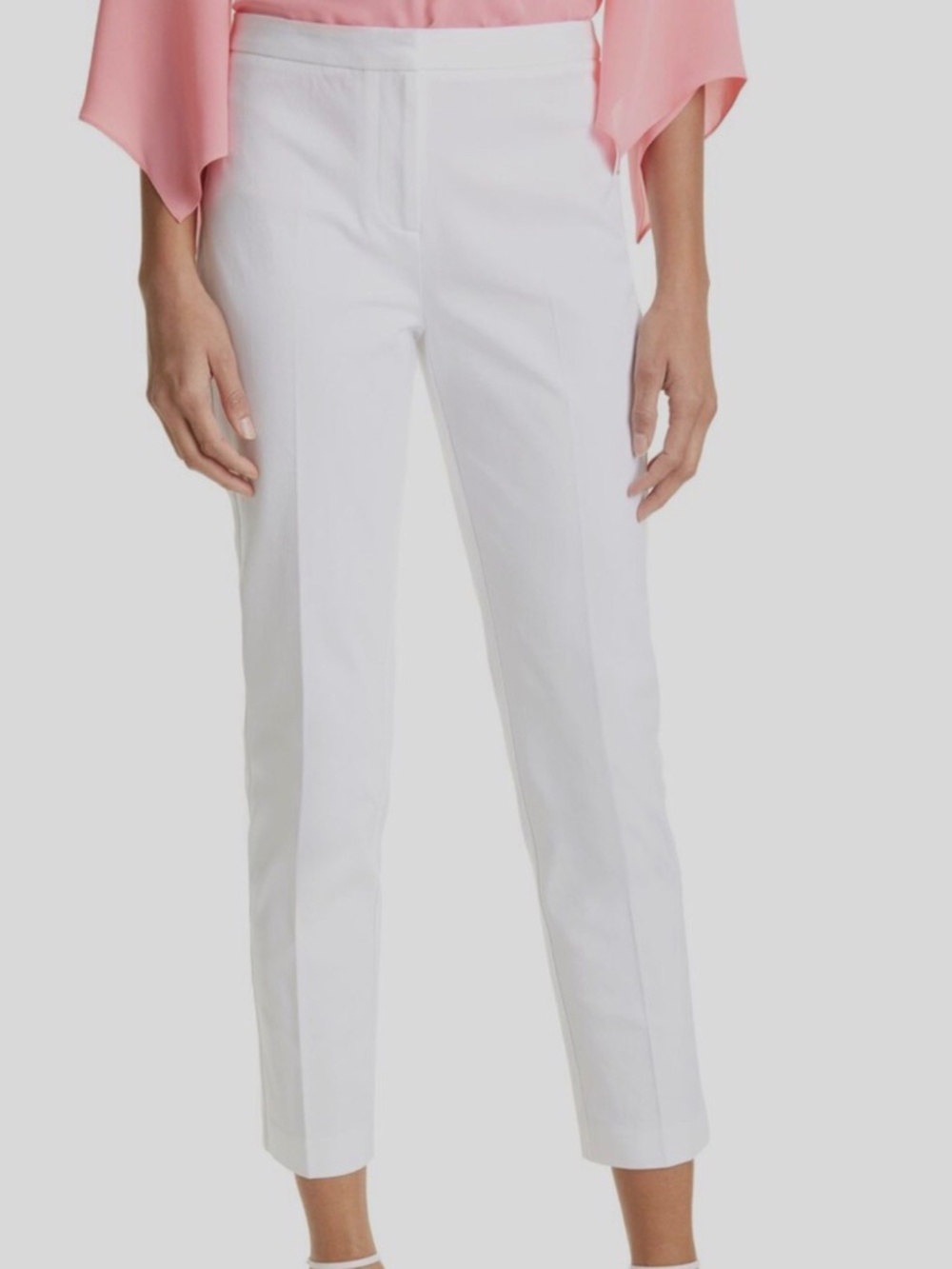Kobi Halperin Women's White Ziva Stretch Cotton Blend Ankle